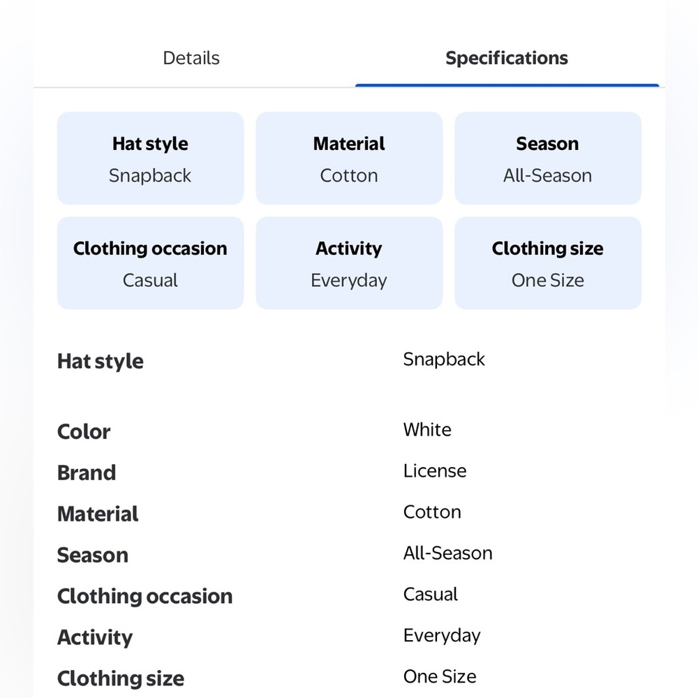 Licensed Captain America Adjustable Snapback Hat … - image 7